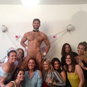 Group Photo After Finishing Hen Party Life Drawing Session